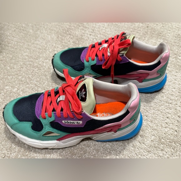 Adidas Women tenis shoes size 7.5 -Falcom Multicolor - Picture 2 of 5